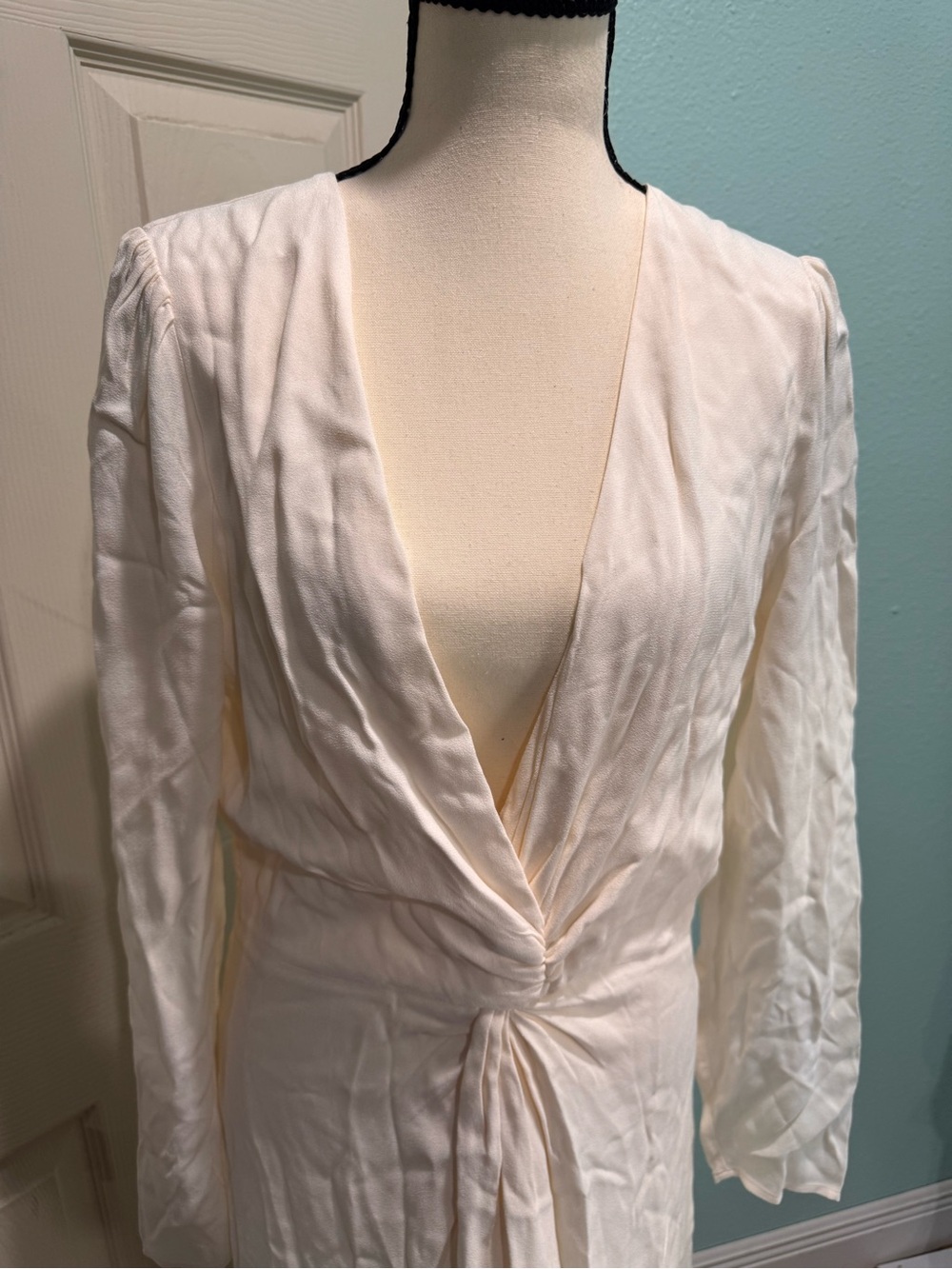 Reformation Gatsby Dress Maxi Ivory NWT - Picture 3 of 8